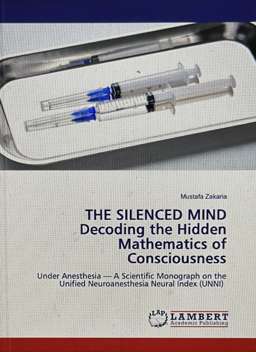 Boekomslag — DE VERSTILDE GEEST: De verborgen wiskunde van het bewustzijn onder anesthesie ontrafeld