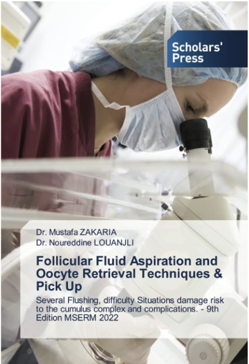 Boekomslag — Follicular Fluid Aspiration and Oocyte Retrieval Techniques & Pick-Up — 9th Edition MSERM 2022