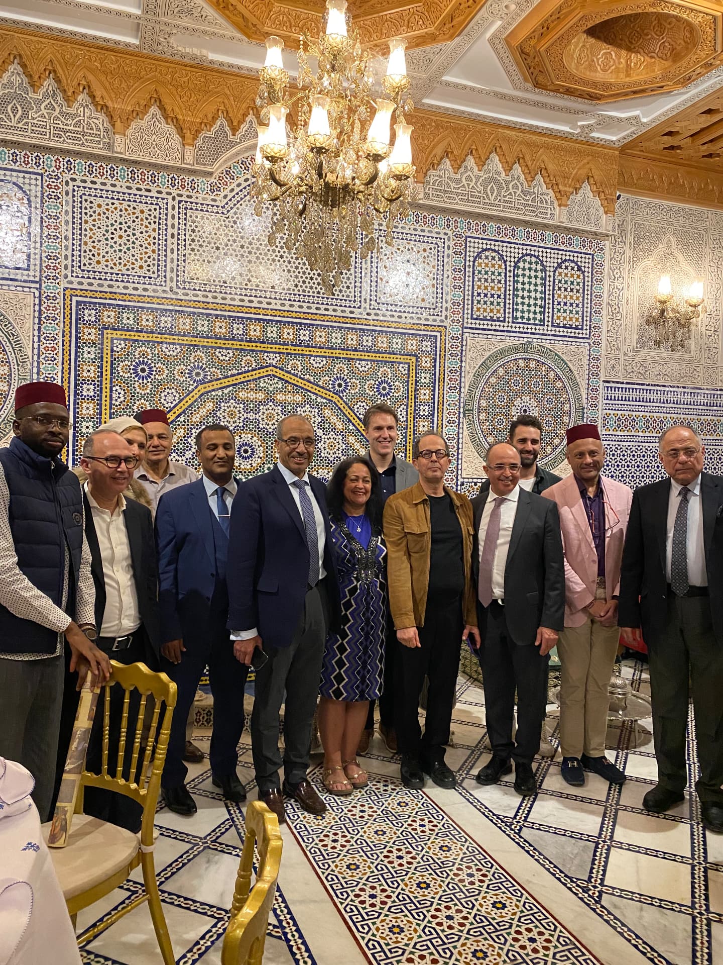 MSERM internationaal congres — internationale delegatie, Fès