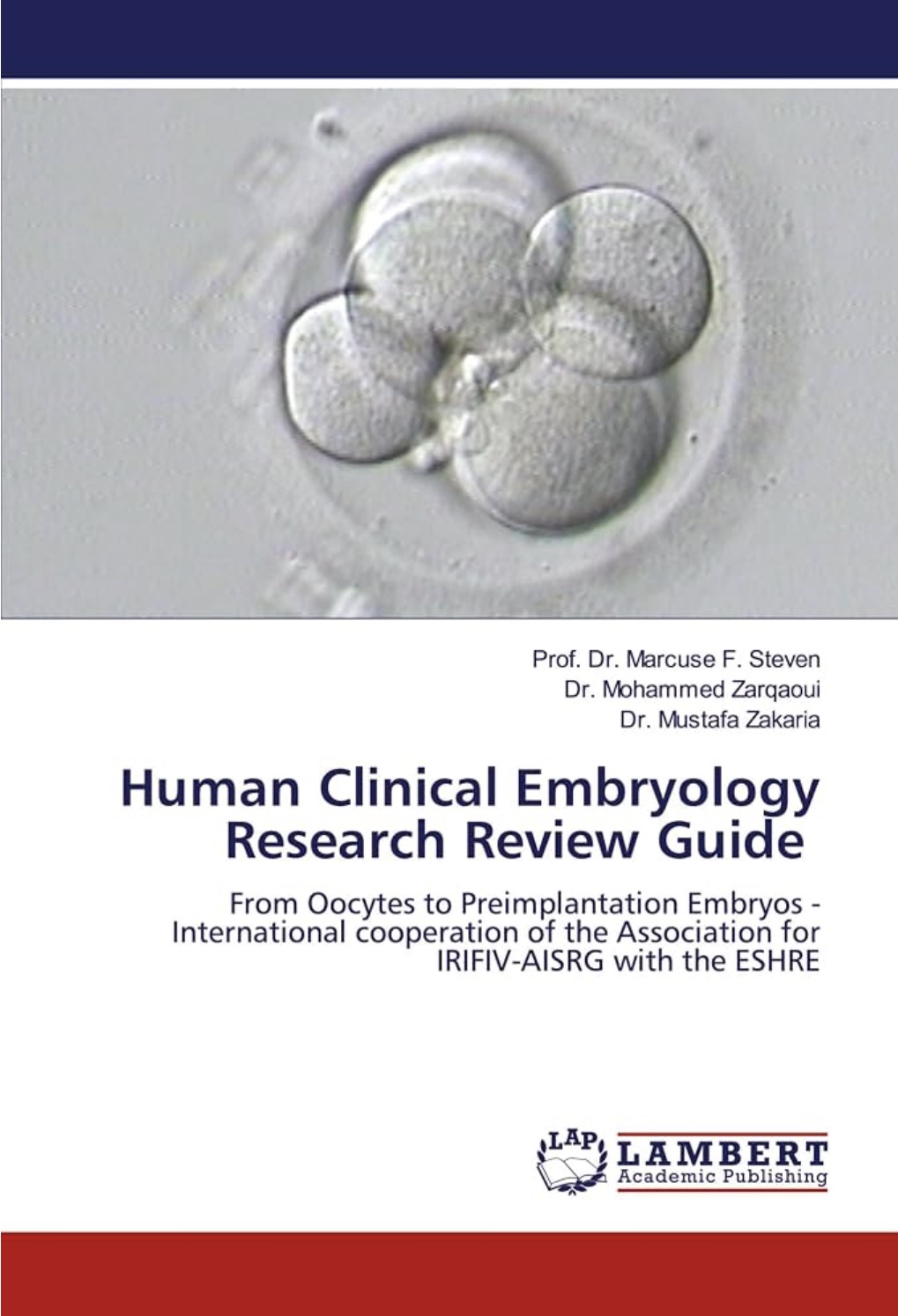 Boekomslag — Human Clinical Embryology Research Review Guide — From Oocytes to Preimplantation Embryos